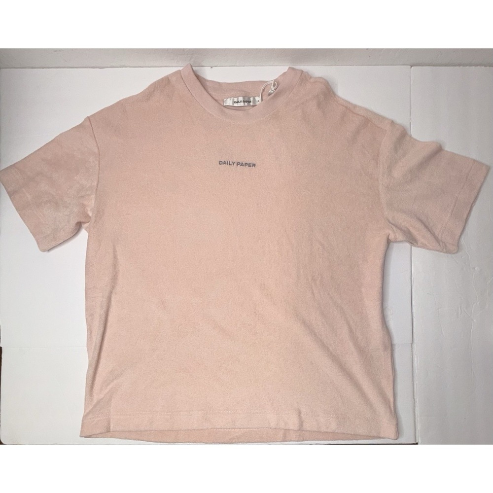 Daily Paper Renu T-shirt Women Size M Hushed Pink Trendy Girlcore Hipster New